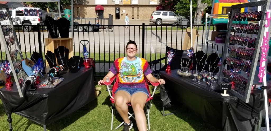 LJ Jewelry Booth at Bluegrass on Ballard